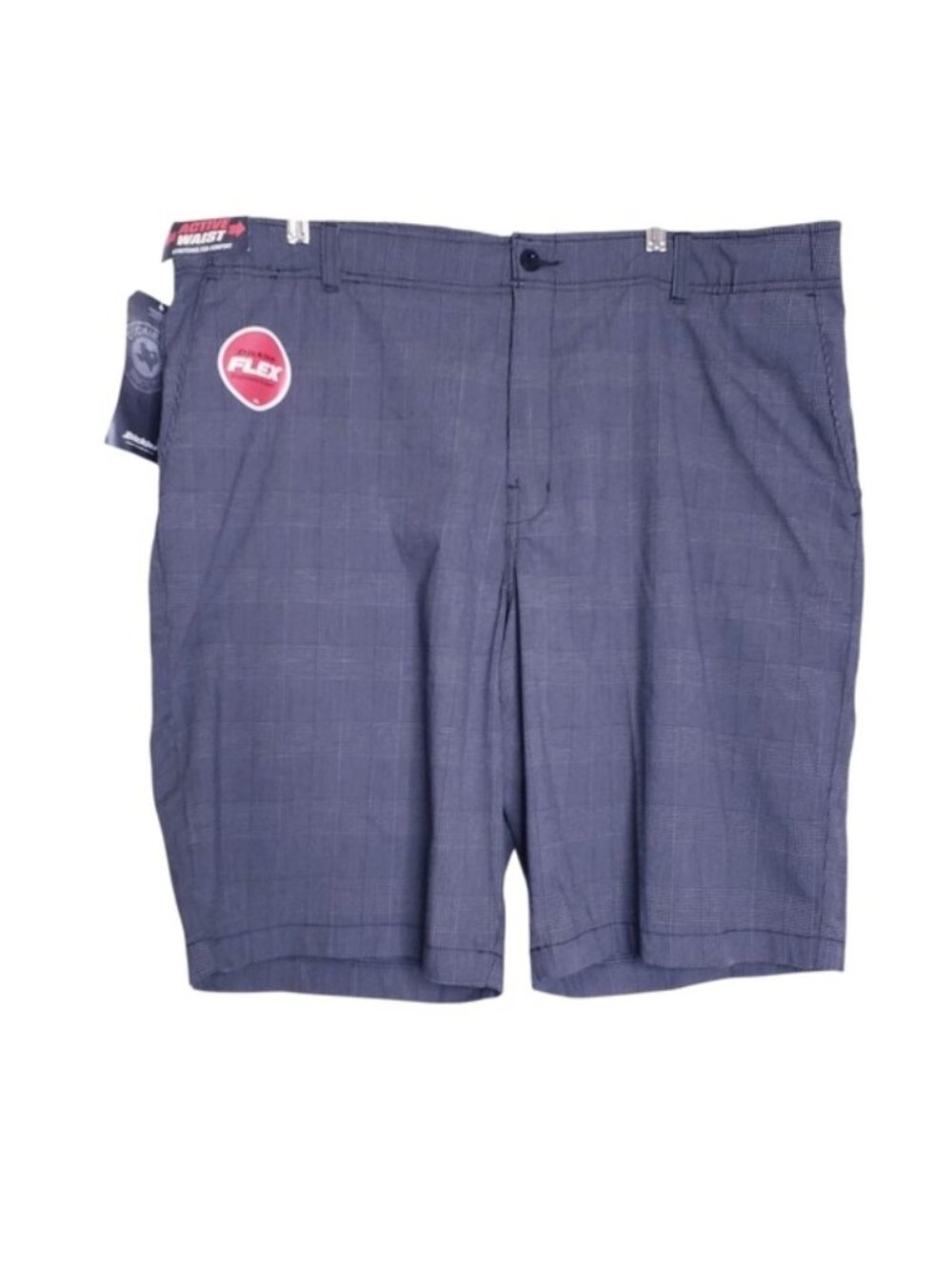 Dickies Gray Plaid Flex Active Waist Regular Fit Shorts Men's Size 42 New NWT